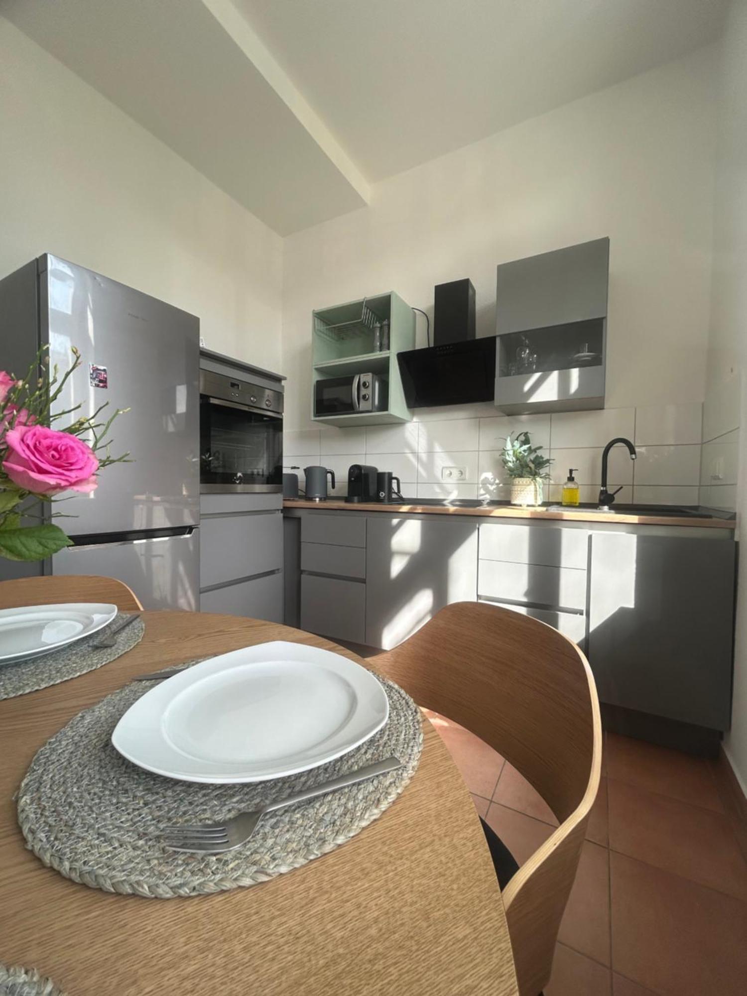 Mintara Komfort Apartment Mit Grill -Terrasse, Sky Und Parkplatz Magdebourg Extérieur photo