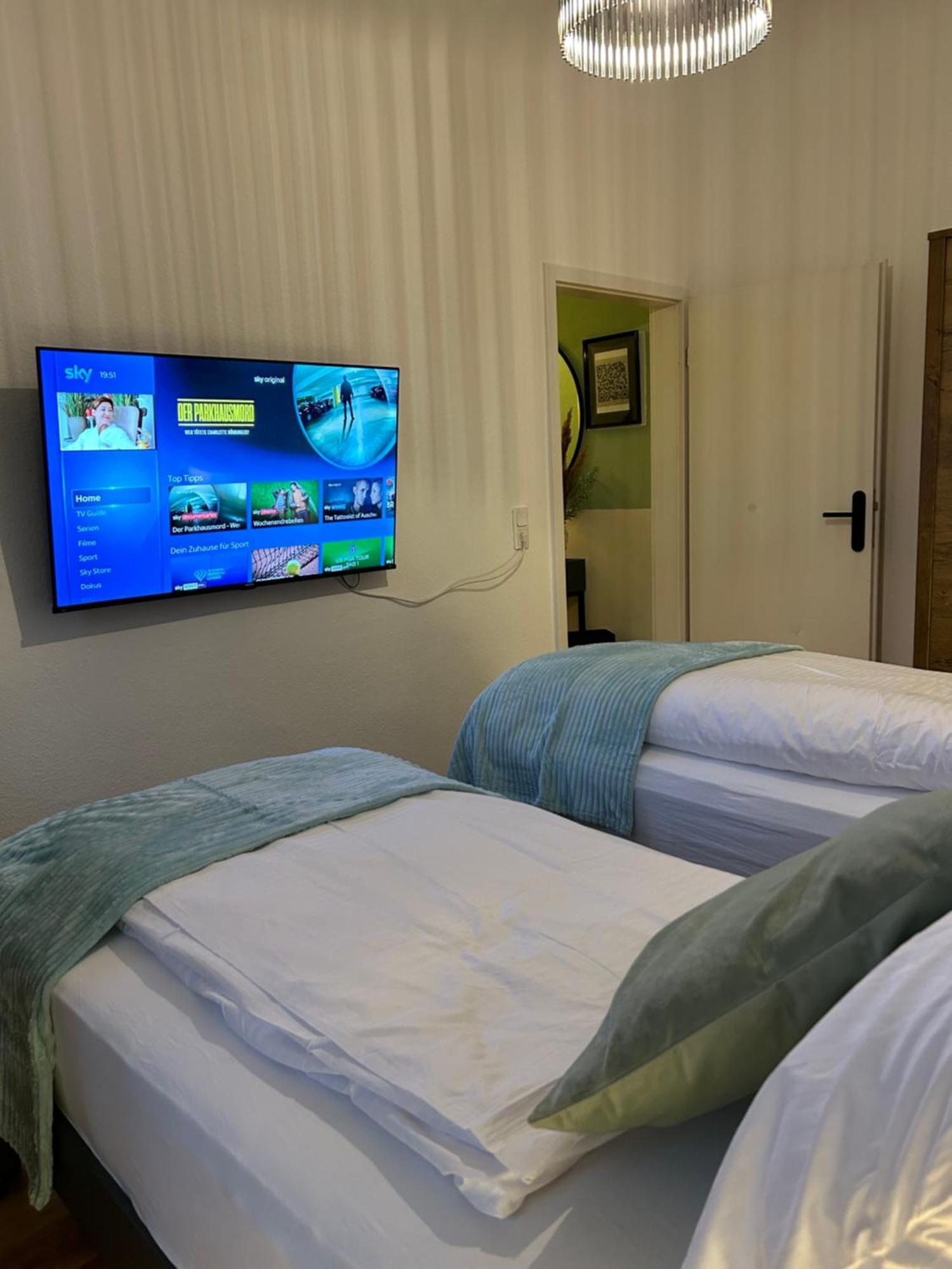 Mintara Komfort Apartment Mit Grill -Terrasse, Sky Und Parkplatz Magdebourg Chambre photo